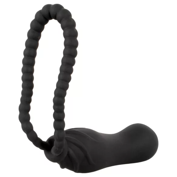 Black Velvets - Arnés con dildo - ajustable - silicona negro