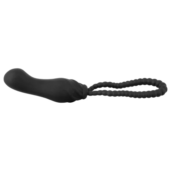 Black Velvets - Arnés con dildo - ajustable - silicona negro