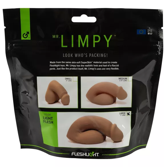 Mr. Limpy - consolador realista grande - silicona color natural