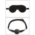 Bad Kitty - Set de ataduras con almohada - 11 piezas (negro)