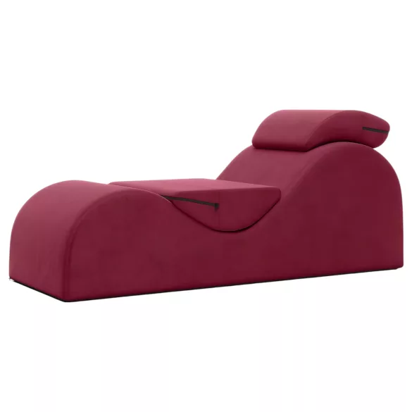 Liberator Esse Lounger - sillón tantra ajustable 3 piezas - rojo