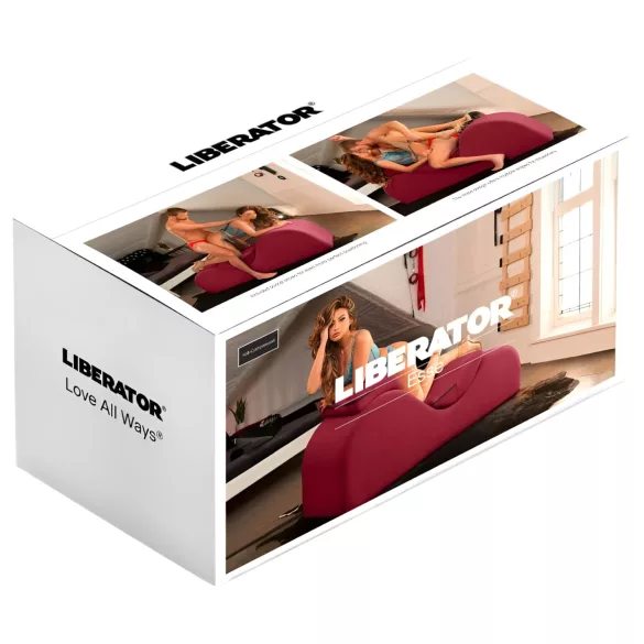 Liberator Esse Lounger - sillón tantra ajustable 3 piezas - rojo