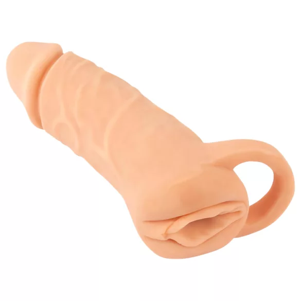 Nature Skin - funda pene y vagina artificial - 18 cm color natural