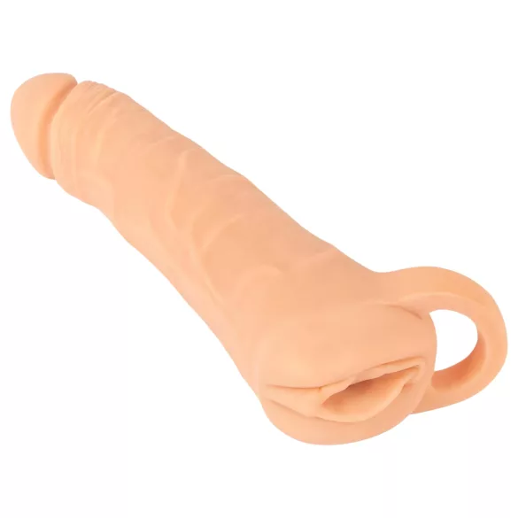 Nature Skin - masturbador vaginal y funda pene - 23cm - color piel