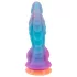 Beasty Cocks - consolador de silicona alienígena - azul y naranja