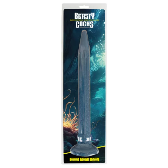 Beasty Cocks Eel of Ecstasy - dildo largo - silicona azul