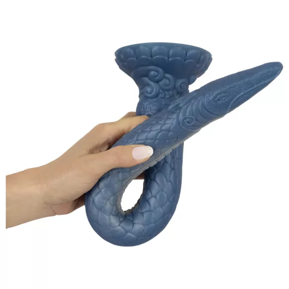 Beasty Cocks Eel of Ecstasy - dildo largo - silicona azul