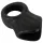 Erecto - anillo para pene con extensor de testículos - silicona negra