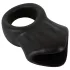 Erecto - anillo para pene con extensor de testículos - silicona negra