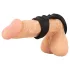 Erecto - Anillo para pene 2 en 1 - silicona negra