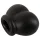 Erecto - funda para pene y escroto - silicona negra