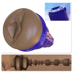   Fleshlight Boost Bang - masturbador vaginal realista - color marrón