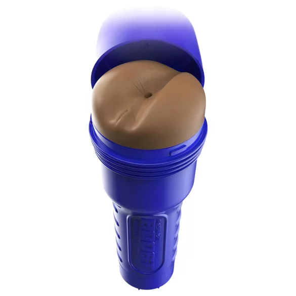 Fleshlight Boost Blast - masturbador realista anal - silicona marrón