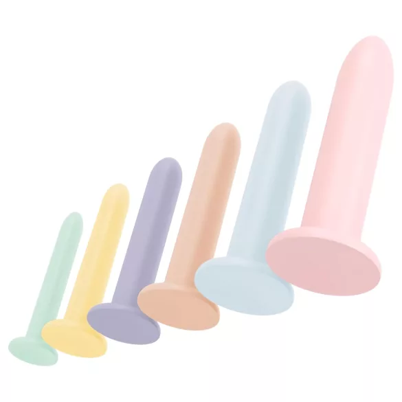 You2Toys - Six in a Row - set de entrenadores de dildo - 6 uds (de colores)