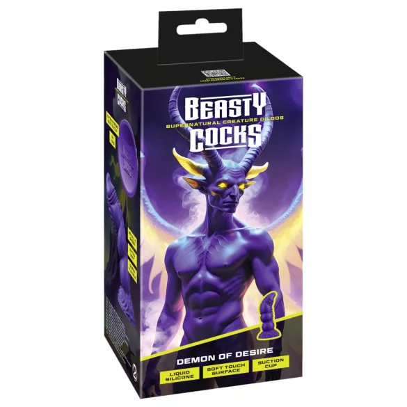 Beasty Cocks - consolador realista demonio - silicona lila