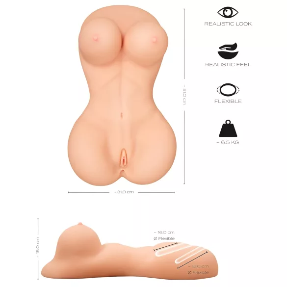 Realistixxx - masturbador torso femenino - realista