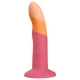 ROMP Dizi - consolador flexible - silicona - rosa/naranja