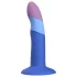 ROMP Piccolo - dildo flexible de silicona - azul lila