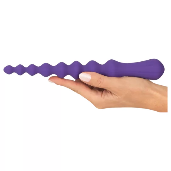 You2Toys - Dildo anal flexible con bolas - silicona lila