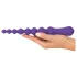 You2Toys - Dildo anal flexible con bolas - silicona lila