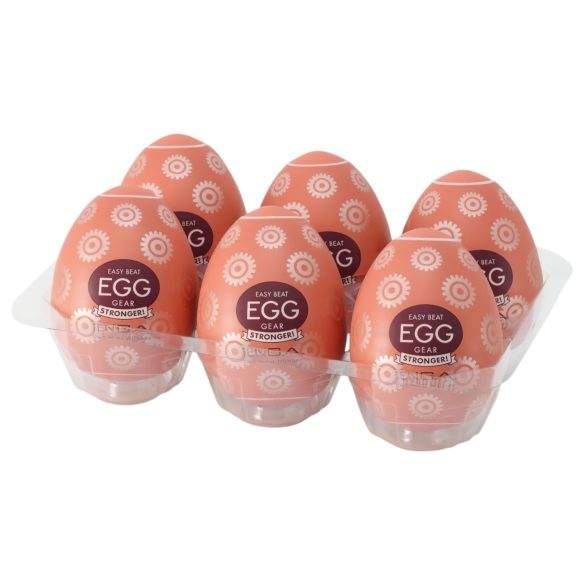 TENGA Egg Gear Stronger - masturbador huevo - set de 6 unidades