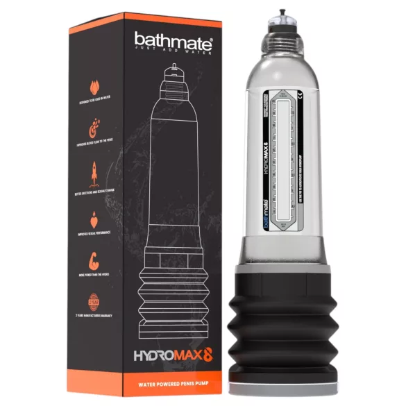 Bathmate Hydromax8 - bomba hidráulica (transparente)