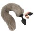 You2Toys - Cola y Plug Anal de Silicona (Gris)