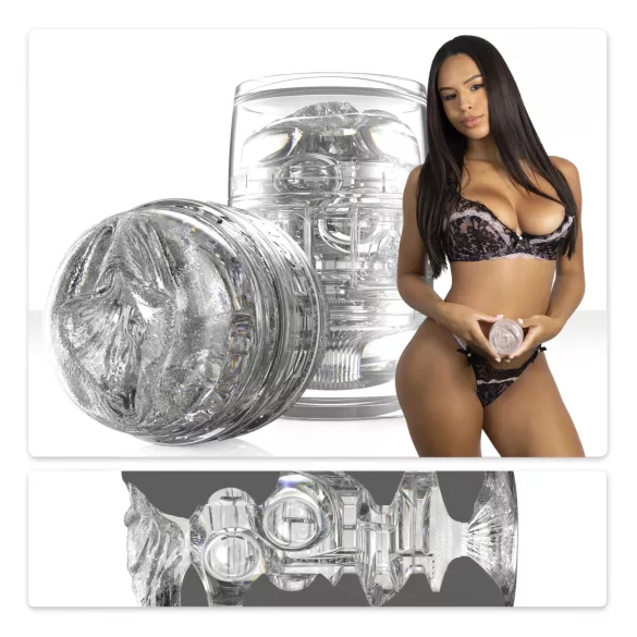 Fleshlight Quickshot Autumn Falls - masturbador de viaje (transparente)