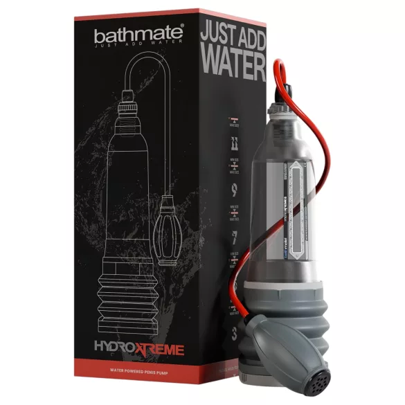 Bathmate HydroXtreme8 - bomba hidráulica para pene - transparente