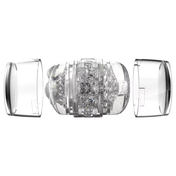 Fleshlight Quickshot Stoya - masturbador de viaje (transparente)