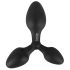 Black Velvets - plug anal triple - silicona negro