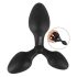 Black Velvets - plug anal triple - silicona negro