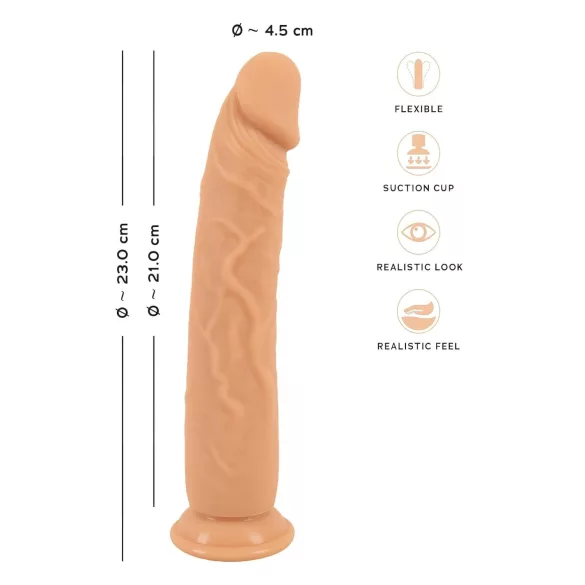 You2Toys - consolador realista grande 23 cm - piel realista