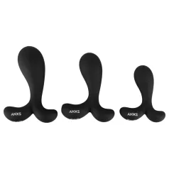   ANOS - set de plugs anales para entrenamiento - silicona negra