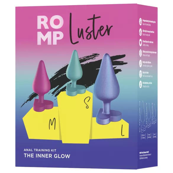 ROMP Luster - set de entrenamiento anal - 3 piezas