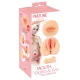 Nature Skin - masturbador vaginal y oral (color natural)