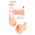 Nature Skin - masturbador doble orificio vagina y boca - color natural