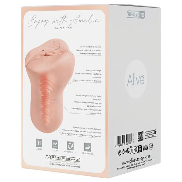 Alive Amelia S - masturbador vaginal - realista - color natural