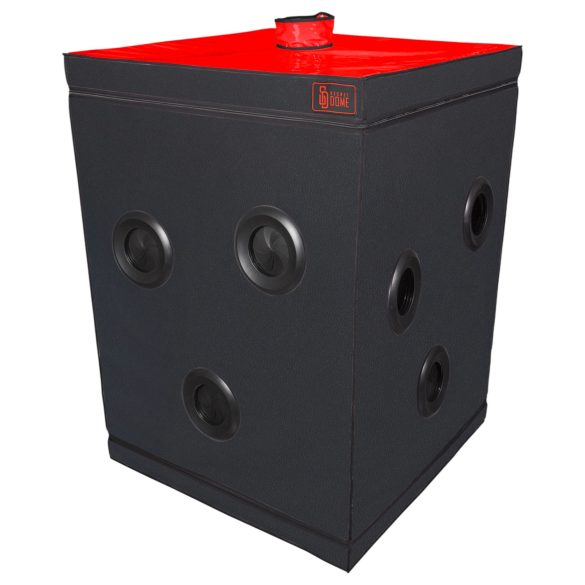 Secretdome - BDSM cabina de sexo con aperturas (negro)