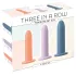 You2Toys - Three in a Row - set de entrenamiento con dildo - 3 uds (de colores)