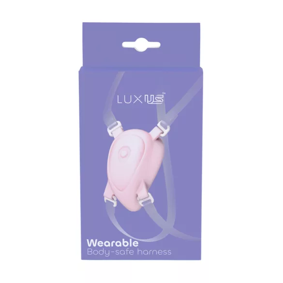 Arnés de lujo para vibrador de clítoris (blanco)