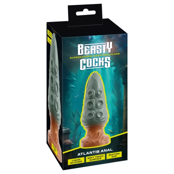 Beasty Cocks Atlantis - plug anal - silicona verde