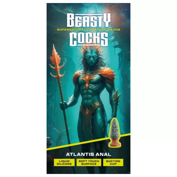 Beasty Cocks Atlantis - plug anal - silicona verde