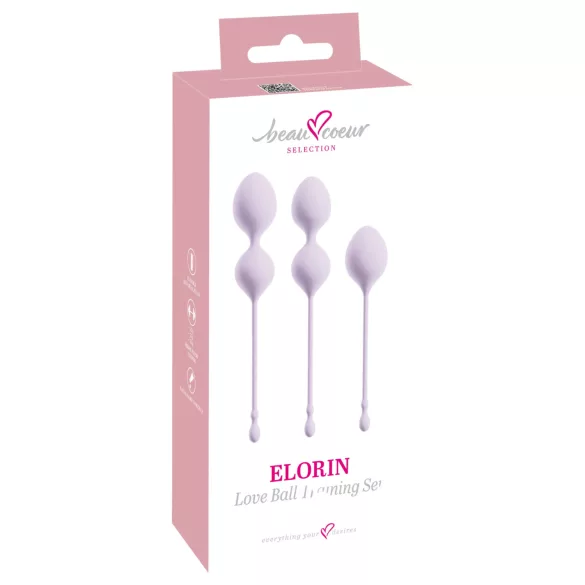 Beau Coeur Elorin - bolas chinas entrenamiento - set 3 piezas - lila