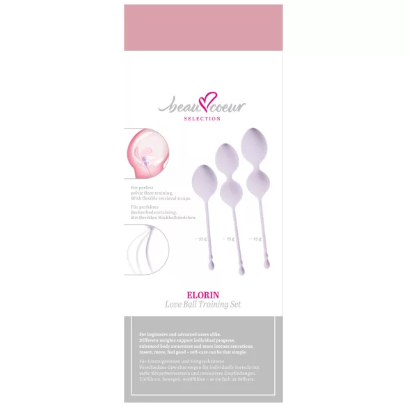 Beau Coeur Elorin - bolas chinas entrenamiento - set 3 piezas - lila