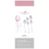Beau Coeur Elorin - bolas chinas entrenamiento - set 3 piezas - lila