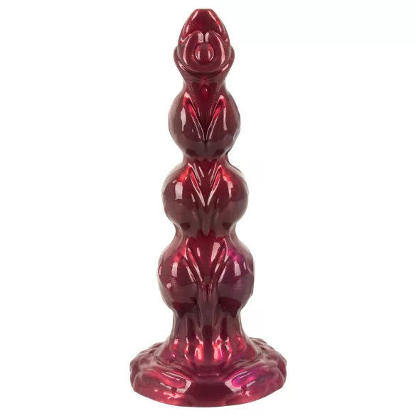 Beasty Cocks - Werewolf Willie consolador con ventosa - burdeos (21 cm)