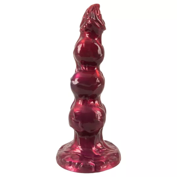 Beasty Cocks - Werewolf Willie consolador con ventosa - burdeos (21 cm)