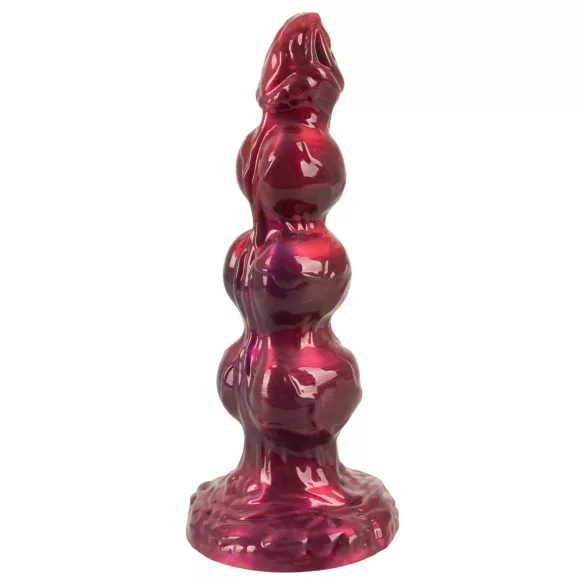 Beasty Cocks - Werewolf Willie consolador con ventosa - burdeos (21 cm)