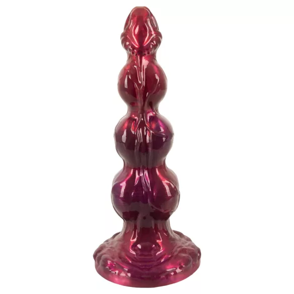 Beasty Cocks - Werewolf Willie consolador con ventosa - burdeos (21 cm)